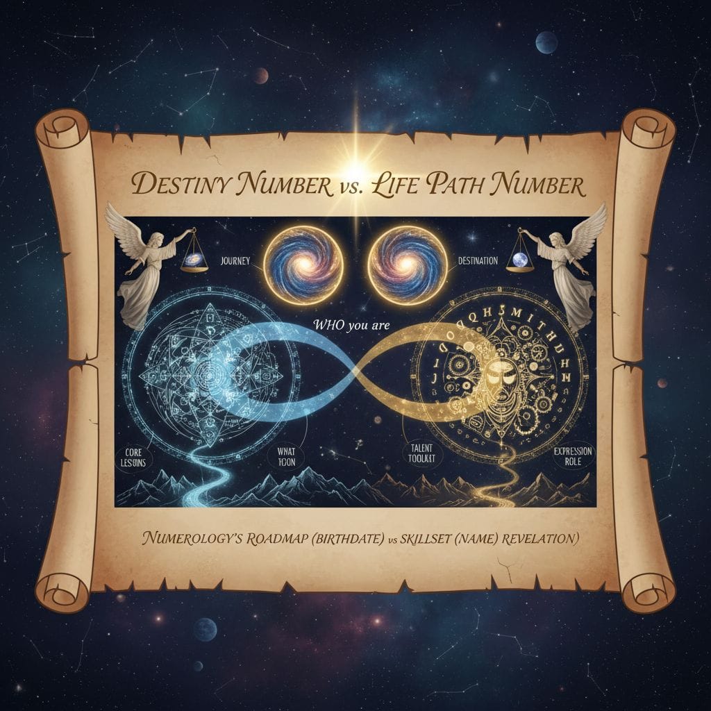 Destiny Number vs Life Path Number