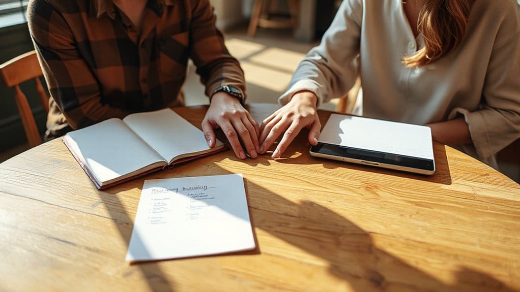 set boundaries maintain routines